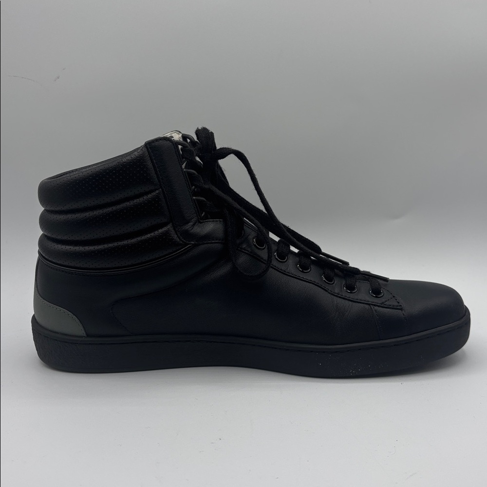 Gucci Ace High Top Sneaker Interlocking G Logo 8 - Picture 7 of 11